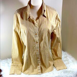 Striped Button-Up Shirt